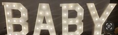 3ft BABY light up letters 