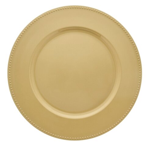 Gold charger plates 