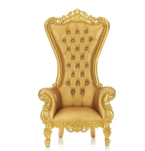 Gold Single Throne 