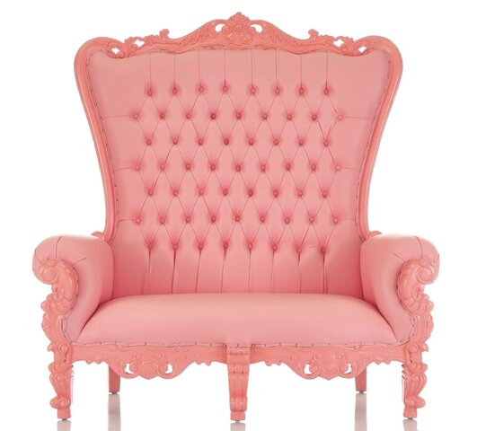 Pink Loveseat 