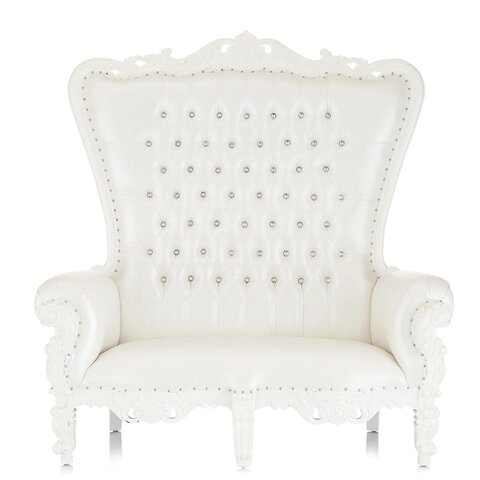 White Loveseat 