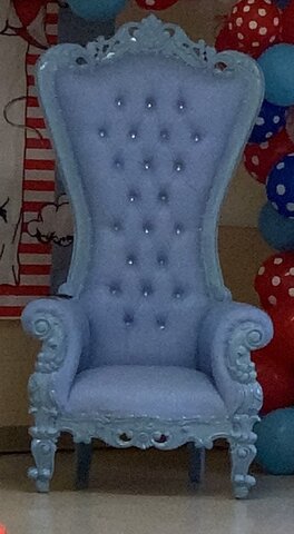 Baby Blue Single Throne 