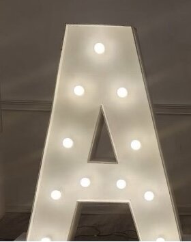 3ft light up letter A 