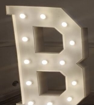 3ft light up letter B 