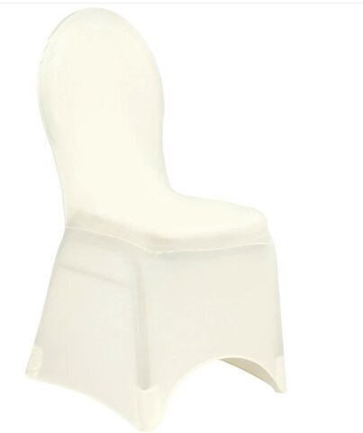 Ivory Spandex chair covers 