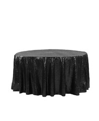 Black Glitz round tablecloths 