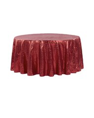 Apple Red Glitz round tablecloths 