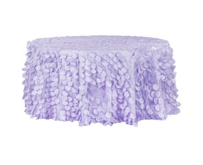 Round Lavender pedal tablecloths 