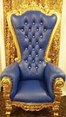 Royal Blue Single Throne 