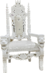 Baby King throne (white) 