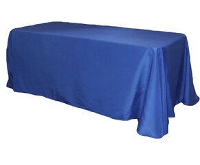 Royal Blue Rectangle Polyester Tablecloths