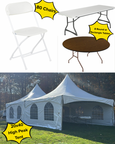 20x40 High Peak Tent Package