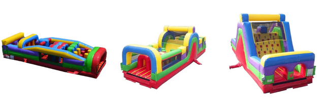 Retro Rainbow Run Obstacle Course Package