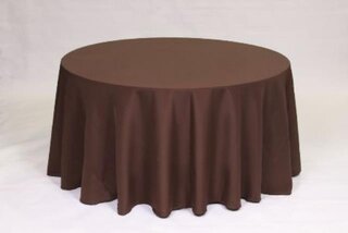  Chocolate Round 120" Table Linen