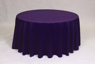  Purple Round 120" Table Linen