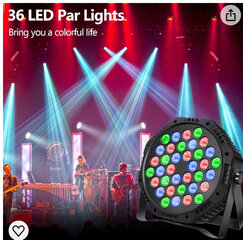 36 LED PAR LIGHTS 