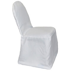 Polyester Banquet Chair Cover in White