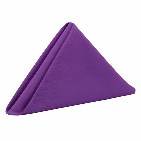 Polyester Purple Napkins