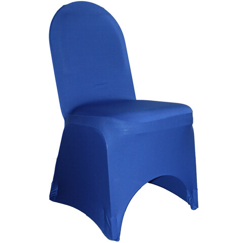 Spandex Navy Blue Chair Covers