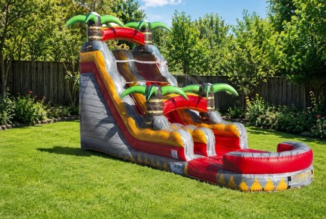 18ft Tropical Lava slide