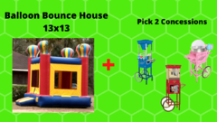 Balloon Bounce House(13x13)& 2 Concessions