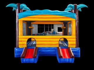 Tropical XL Bounce House 