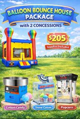 Balloon Bounce House(13x13)& 2 Concessions