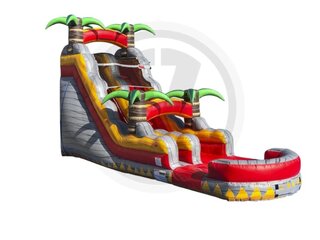 18ft Tropical Lava slide