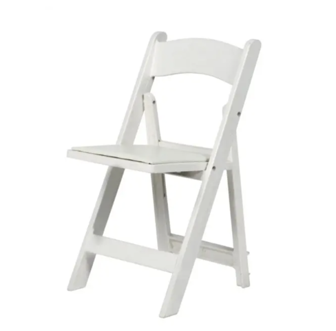 White garden chair