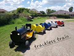 Trackless train