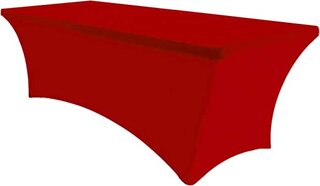 6' Stretchable Table Covers (Red)