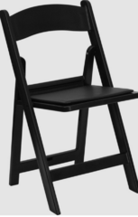 Black Resin Chair