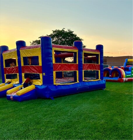 Oversized Boxing Ring Bounce House