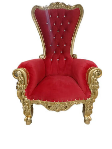 Red and Gold Throne Chair