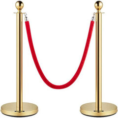 Gold Stanchion with Rope