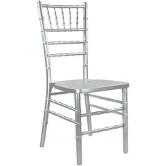 Silver Chiavari Chair (Cushions Included)