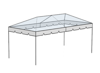10' X 15' Clear Top Tent