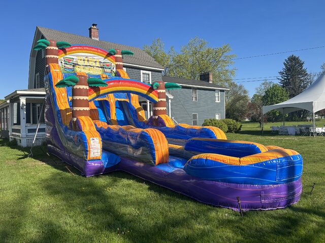 Tiki Plunge water slide rental