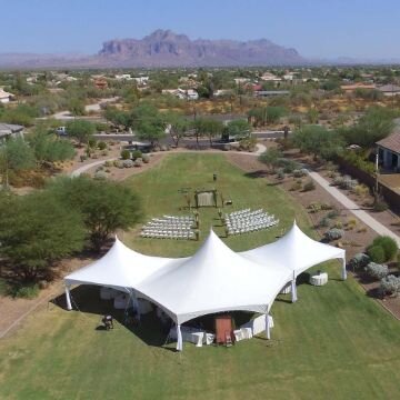 Hexagon Tent Package for up to 120 Guests