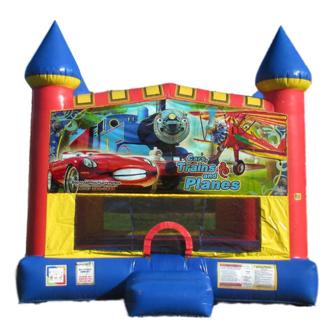 Cars Planes and Trains Bounce House