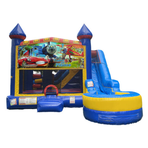 Cars Planes and Trains 7 in 1 Bounce House