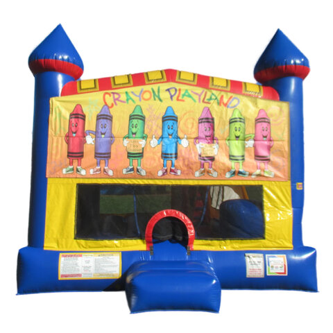 Crayon Playland 5 in 1 Bounce House