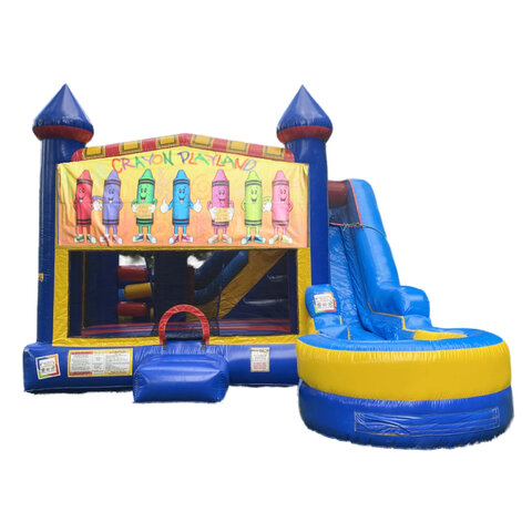 Crayon Playland 7 in 1 Bounce House