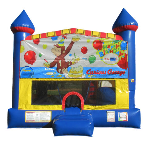 Happy Birthday Curious George 5 in 1 Bounce House