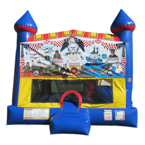 Military 5 in 1 Bounce House