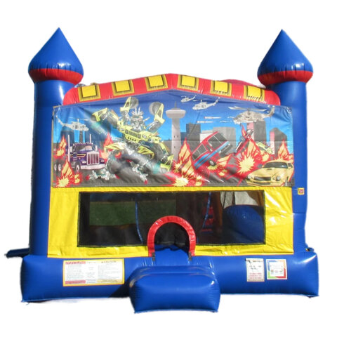 Transforming Robo Cars 5 in 1 Bounce House