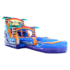 Giant XXL Dual Lane Tiki Plunge Double the Fun Water Slide Sale $699