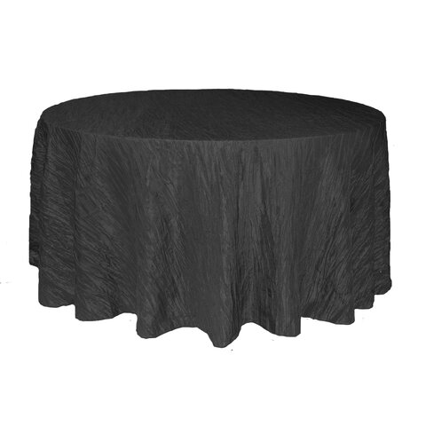 Black 120 inch Round  Tablecloth