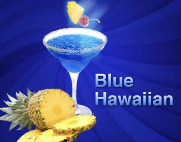 Blue Hawaiian, to make 5 gallons. (For Rum Cocktail)