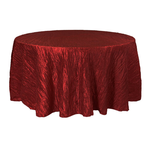 Burgundy 120 inch Round Tablecloth